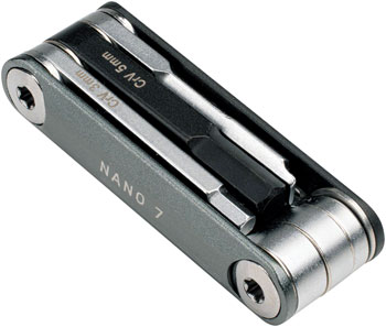 Topeak Nano 7 Multi Tool - Black/Gray EA Bike Multi-Tools