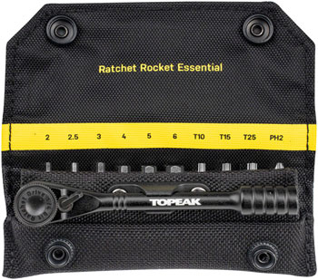 Topeak Ratchet Rocket Essential Tool Kit - with 10 Bits EA Tool Kits