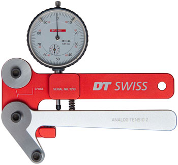 DT Swiss Analog Spoke Tensiometer - Red/Silver EA Wheel Building Tools