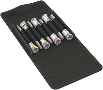 Wera 8740 B HF 1 Zyklop bit socket set with holding function - 3/8" drive, 7 pieces EA Ratchets and Bits