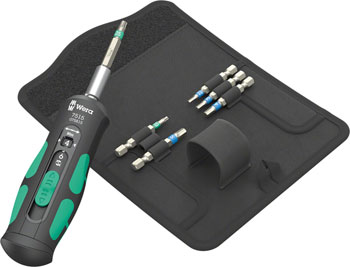 Wera 7515/7 Kraftform Bike 1 Safe-Torque Screwdriver and Bit Set EA Screwdrivers