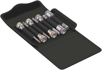 Wera Bicycle Set 8 - 3/8" Bit-Socket Set EA Ratchets and Bits