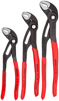 Knipex Cobra Pliers Set - 3 Piece, 7", 10", 12" SET Pliers