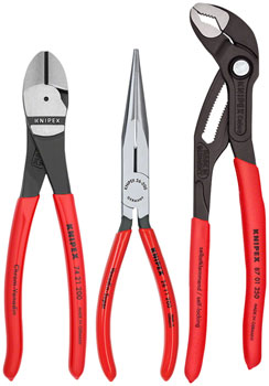 Knipex Universal Plier Set with Cobra Plier - 3 Piece SET Pliers