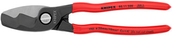 Knipex Cable Shears with Twin Cutting Edge - 8" EA Cable and Housing Tools
