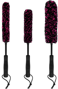 Muc-Off Microfibre Brush Kit - Set of 3 EA Cleaning Tools