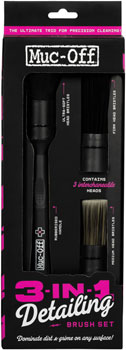 Muc-Off 3-in-1 Detailing Brush Set EA Cleaning Tools