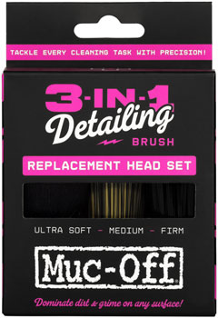 Muc-Off 3-in-1 Detail Brush Replacement Head Set EA Cleaning Tools