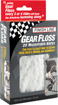 Finish Line Gear Floss Microfiber Cleaning Rope EA Cleaning Tools