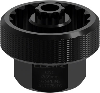 Lezyne CNC Alloy BB Tool 39mm 16 Spline EA Bottom Bracket Tools