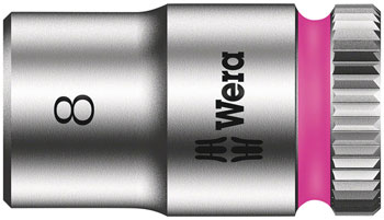 Wera 8790 HMA Zyklop 1/4" - Socket, 8mm EA Ratchets and Bits
