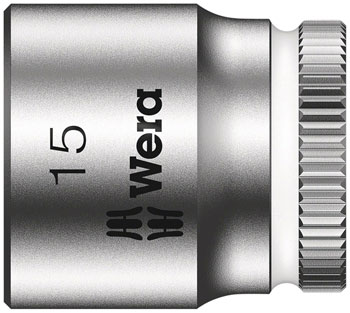 Wera 8790 HMA Zyklop 1/4" - Socket, 15mm EA Ratchets and Bits