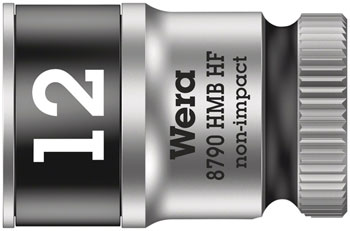 Wera 8790 HMB HF Zyklop 3/8" - Socket, 12mm EA Ratchets and Bits