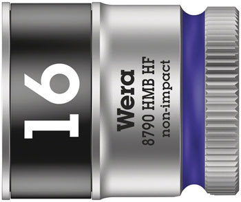 Wera 8790 HMB HF Zyklop 3/8" - Socket, 16mm EA Ratchets and Bits