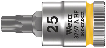 Wera 8767 A HF Torx Bit 1/4" - T25, 28mm EA Ratchets and Bits