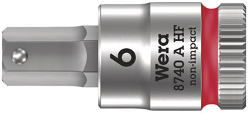 Wera 8740 A HF Bit 1/4" - 6mm x 28mm EA Ratchets and Bits