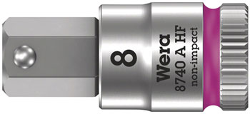 Wera 8740 A HF Bit 1/4" - 8mm x 28mm EA Ratchets and Bits
