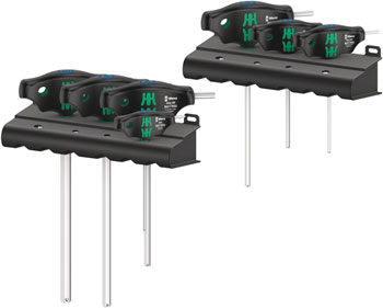 Wera 454/7 HF Set 1 screwdriver set T-handle screwdrivers Hex-Plus with holding function, 7 pieces EA Hex Wrenches