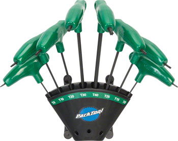 Park Tool ParkTool PH-T1.2 P-Handle Torx Compatible Driver Set with Holder EA Torx Wrenches
