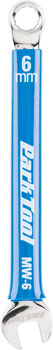 Park Tool MW-6 Metric Wrench, 6mm, Blue/Chrome EA Combination Wrenches