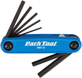Park Tool AWS-10 Metric Folding Hex Wrench Set EA Hex Wrenches