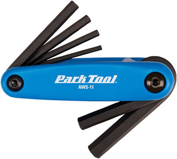 Park Tool AWS-11 Metric Folding Hex Wrench Set EA Hex Wrenches