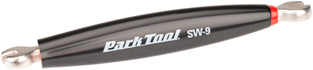 Park Tool SW-9 Double Ended Spoke Wrench, Black/Red EA Spoke Wrenches