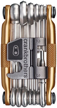 Crankbrothers Multi 19 Tool: Gold EA Bike Multi-Tools
