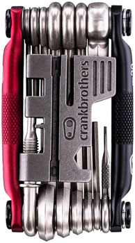 Crankbrothers Multi 20 Tool - Matte Black/Red EA Bike Multi-Tools