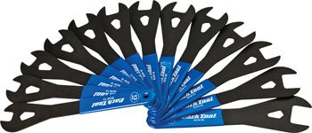 Park Tool SCW-SET.3 Cone Wrench Set 13-24, 26, and 28mm, Blue/Silver SET Hub Tools