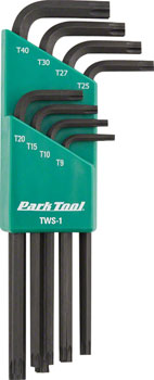 Park Tool TWS-1 L-Shaped Torx Compatible Wrench Set with Holder EA Torx Wrenches