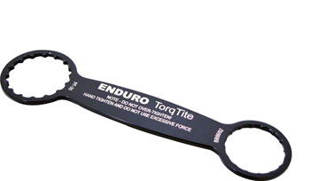 Enduro BBT-010 TorqTite Flat Wrench Bottom Bracket Tool - 52mm x 16-spline and 44 mm x 16-spline Interfaces EA Bottom Bracket Tools