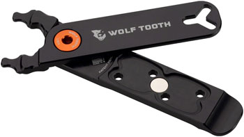 Wolf Tooth Master Link Combo Pliers with Orange Bolt EA Chain Tools