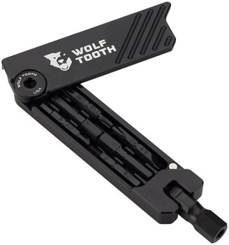 Wolf Tooth 6-Bit Hex Wrench - Multi-Tool, Black EA Bike Multi-Tools