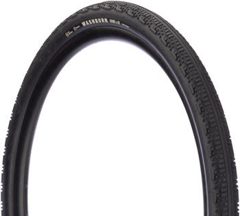 Teravail Washburn Tire - 650 x 47, Tubeless, Folding, Black, Light and Supple, Fast Compound Black EA Tires