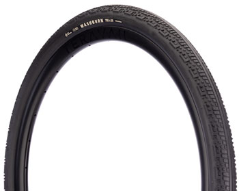 Teravail Washburn Tire - 700 x 50, Tubeless, Folding, Black, Light and Supple, Fast Compound Black EA Tires
