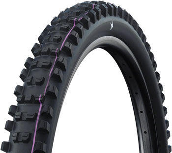 Schwalbe Shredda Rear Tire - 29 x 2.50, Tubeless, Folding, Black, Evolution Line, Gravity Pro, Addix Ultra Soft, Radial, E-50 Black EA Tires