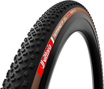 Vittoria Terreno T60 Mixed Tire - 700 x 45, Tubeless, Folding, Black/Brown, Gravel Endurance, Graphene, G2.0 Black/Brown EA Tires