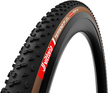 Vittoria Terreno T90 Mud Tire - 700 x 40, Tubeless, Folding, Black/Brown, Gravel Endurance, Graphene, G2.0 Black/Brown EA Tires