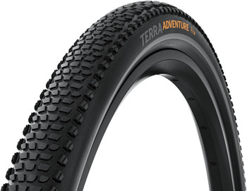 Continental Terra Adventure Tire - 700 x 45 / 29 x 1.75, Tubeless, Folding, Black/Graphite Reflex, Grip, Trail Casing, E25 Black/Graphite Reflex EA Tires