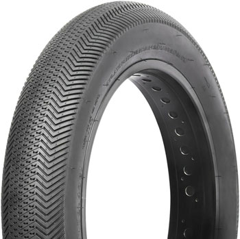Vee Tire Co. Trooper Tire - 20 x 4.0, Clincher, Wire, Black, Performance, Override Powerwall, E-Bike E-50 Black EA Tires