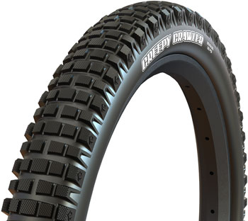 Maxxis Creepy Crawler Tire - 20 x 2.5, Clincher, Wire, Black, Super Tacky, Trials Rear Black EA Tires