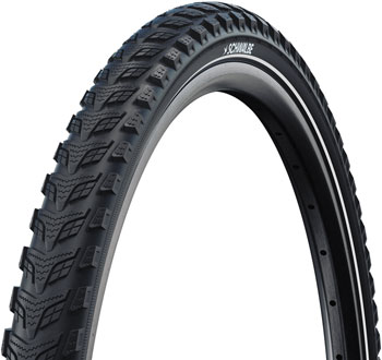 Schwalbe Marathon 365 Tire - 700 x 50 / 29 x 2.00, Clincher, Wire, Black/Reflex, Performance, GreenGuard, Addix 365, E-50 Black/Reflective EA Tires