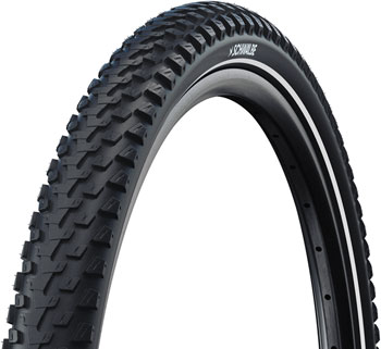 Schwalbe Marathon Plus MTB Tire - 26 x 2.1, Clincher, Wire, Black/Reflective, Performance, SmartGuard, Addix, E-50 Black/Reflective EA Tires