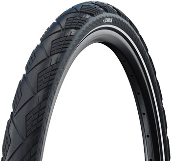 Schwalbe Marathon Efficiency Pro Tire - 26 x 2.15, Tubeless, Folding, Black/Reflex, Pro, V-Guard, Addix Race, E-50 Black/Reflective EA Tires