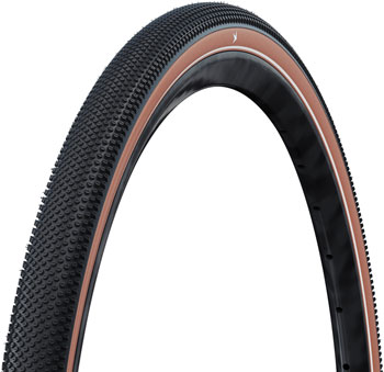 Schwalbe G-One Allround Tire - 700 x 57 / 29 x 2.25, Tubeless, Folding, Black/Bronze/Reflex, Performance, RaceGuard, Addix Green, E-25 Black/Bronze/Reflective EA Tires