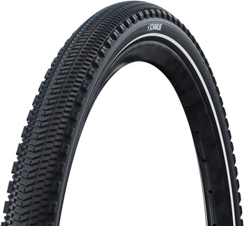 Schwalbe G-One Overland Tire - 700 x 50, Tubeless, Folding, Black/Reflex, Performance, RaceGuard, Addix Green, E-25 Black/Reflective EA Tires