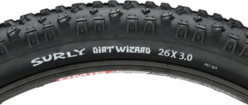 Surly Dirt Wizard Tire - 26 x 3.0, Tubeless, Folding, Black, 60tpi Black EA Tires