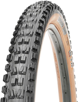 Maxxis Minion DHF Tire - 29 x 2.6, Tubeless, Folding, Black/Dark Tan, Dual, EXO, Wide Trail Black/Dark Tan EA Tires
