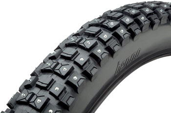 Benno Studded Snow Tire - 24 x 2.5, Black EA Tires
